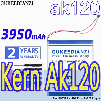 GUKEEDIANZI Батерия с висок капацитет ak120 3950mAh За IRIVER Astell & Kern Ak120 Player Bateria