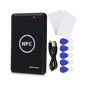 Smart Access Control Card Copier, RFID Reader Writer, 125KHz Card Duplicator, 13.56MHz криптиран декодер на карти, NFC
