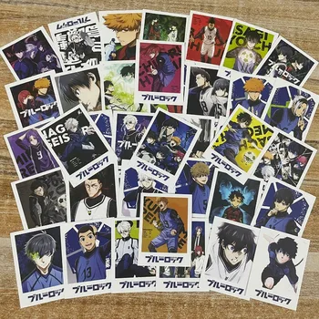 Blue Lock Lomo Card Bookmark Rin Itoshi Seishiro Колекция аниме карти Сладка книга клип Pagination Марк студент канцеларски материали