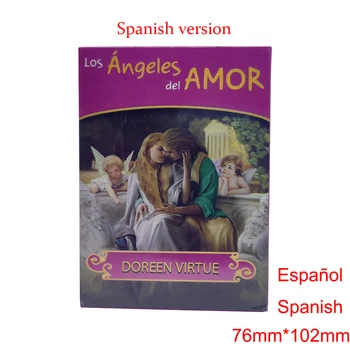 испанска версия Oracle Deck. Испански Los Angels Del Amor Oracle карти Таро карти за начинаещи. Таро палуба. Нова палуба