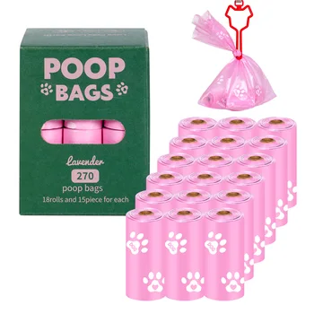 EPI биоразградими Pet торба за боклук куче Poop чанти куче Poop чанта дозатор