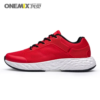 ONEMIX Мъжки обувки за бягане Marathon React Breatahble обувки за бягане Спортни треньори Спортни обувки Външни жени Маратонки за ходене