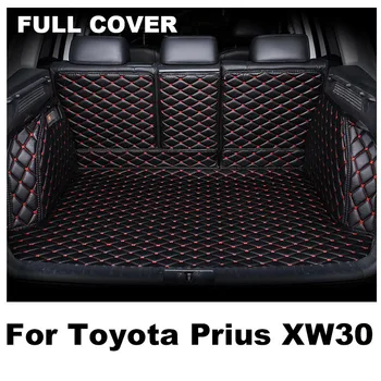 Стелки за багажник за кола за Toyota Prius XW30 2010 2011 2012 2013 2014 2015 Водоустойчиви специализирани стелки за багажник за кола Аксесоари за кола Интериор