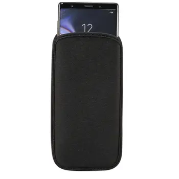 Неопренов капак за LG JO JO TD-LTE 128GB L-02K (LG Joan QVR) чорап водоустойчив, Екстрафин и ударопротектор-Черен