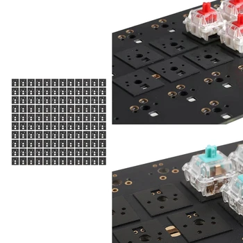  120Pcs Механична клавиатура превключвател стикер шум амортисьор пяна звук намаляване изолация филм за превключвател стабилизатор