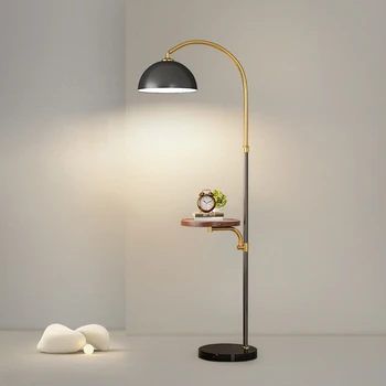 Минималистична творческа LED подова лампа Скандинавска модерна минималистична спалня до дома хол атмосфера лампа 8916