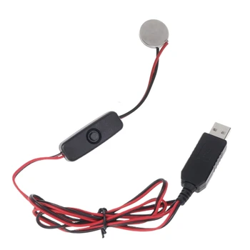 USB към CR2032 кабелен кабел надежден източник на захранване с превключватели на захранването