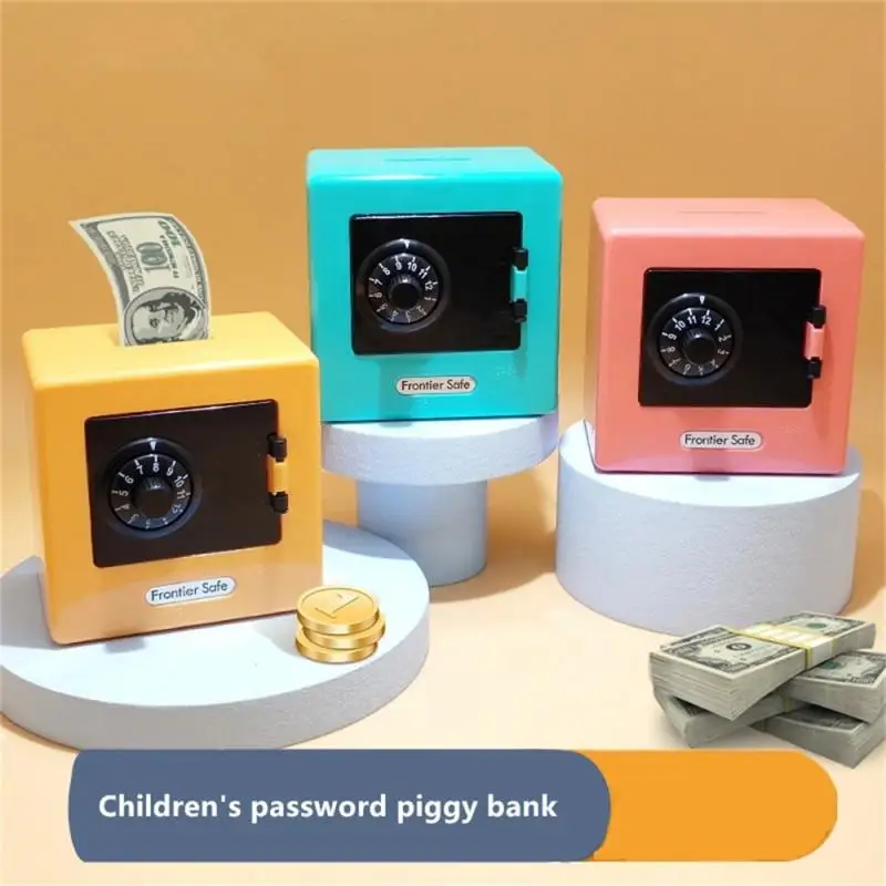 1 ~ 8PCS Деца пари за съхранение случай симулация сейф кутия кодирани заключване монета пари спестяване съхранение кутия за деца подаръци домакинство