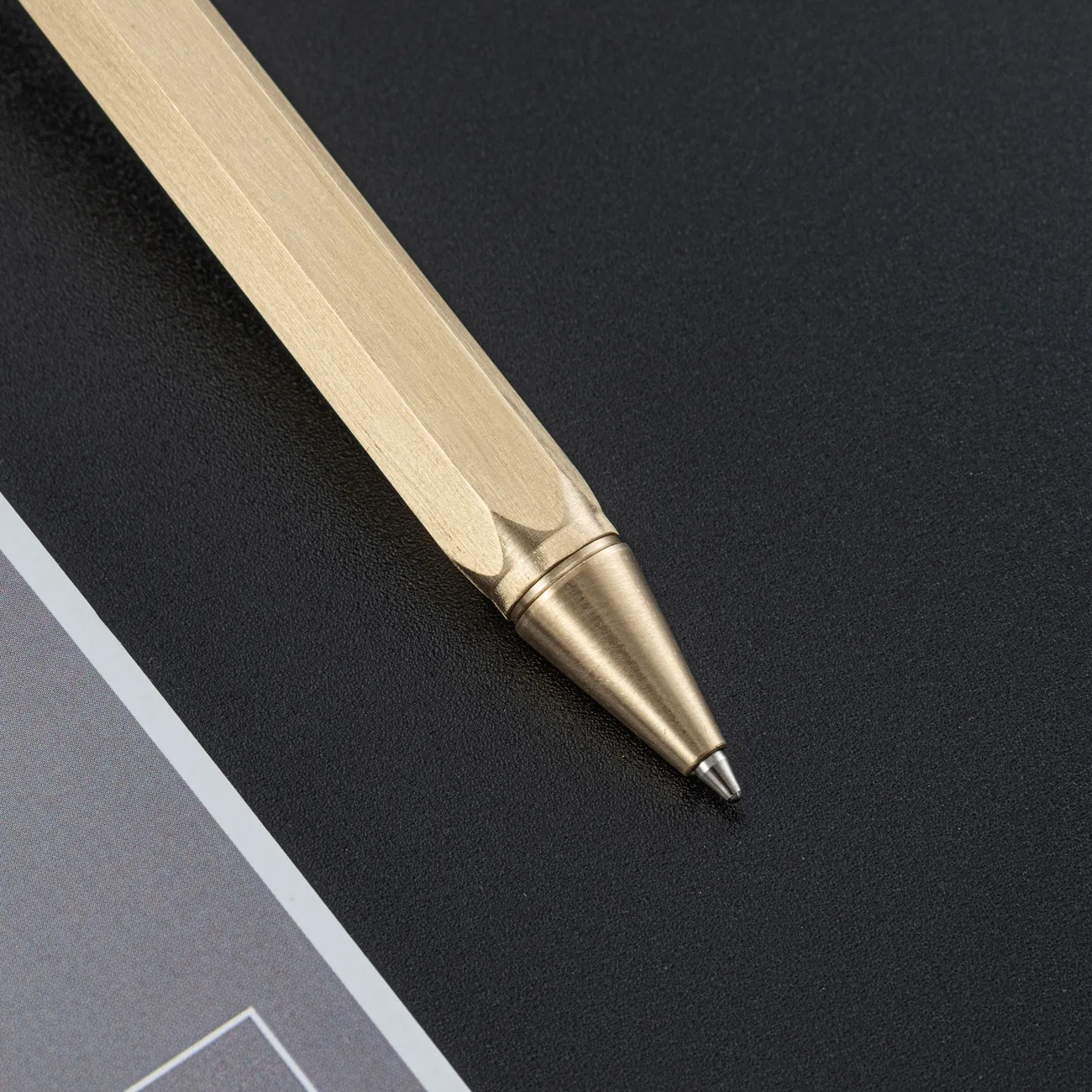 10Pcs Нова преса месинг писалка ретро подарък химикалки