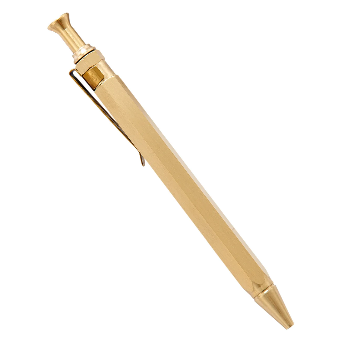 10Pcs Нова преса месинг писалка ретро подарък химикалки