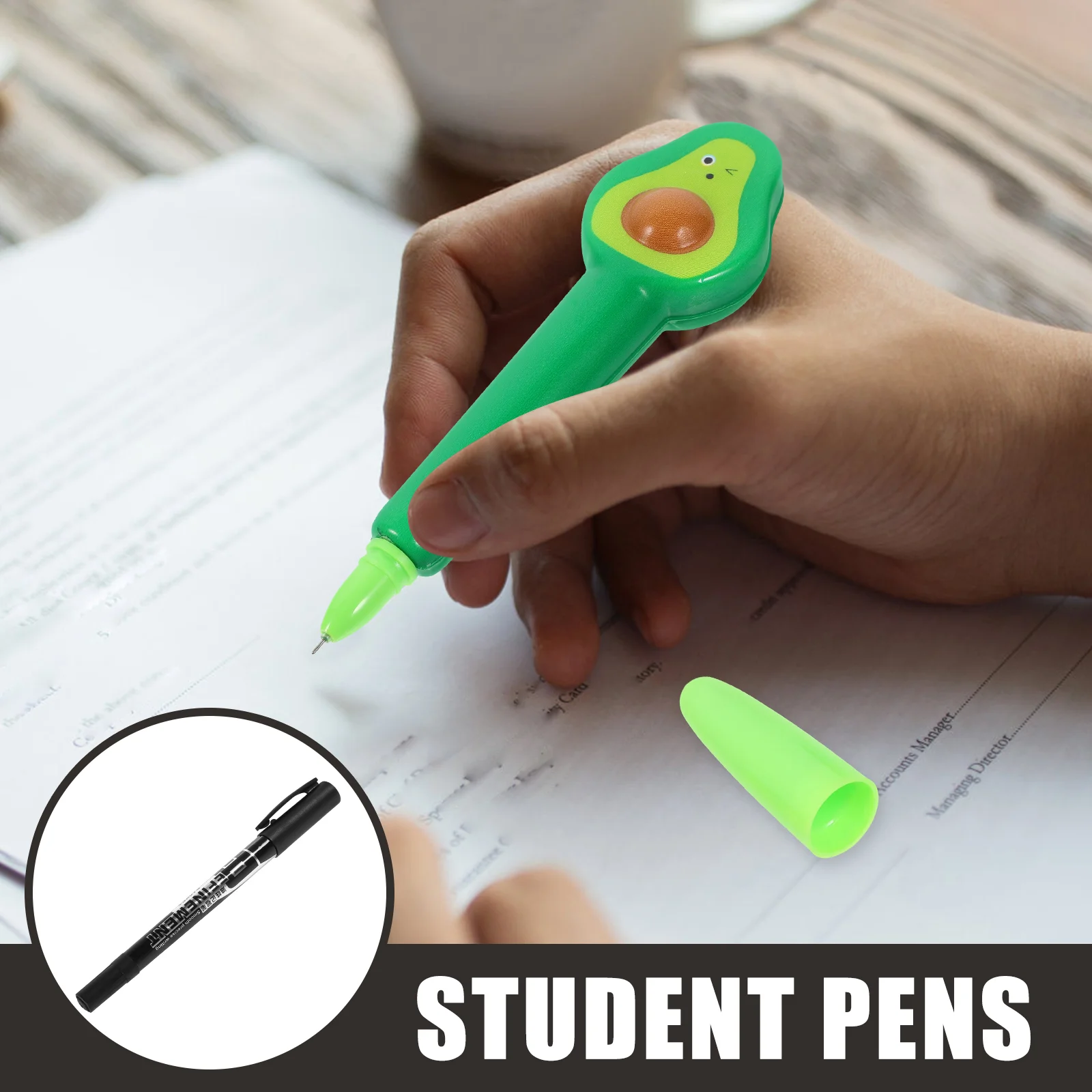 10Pcs пластмасови гел писалки домакинство писане писалки многофункционални студентски писалки студент аксесоар (смесен стил)