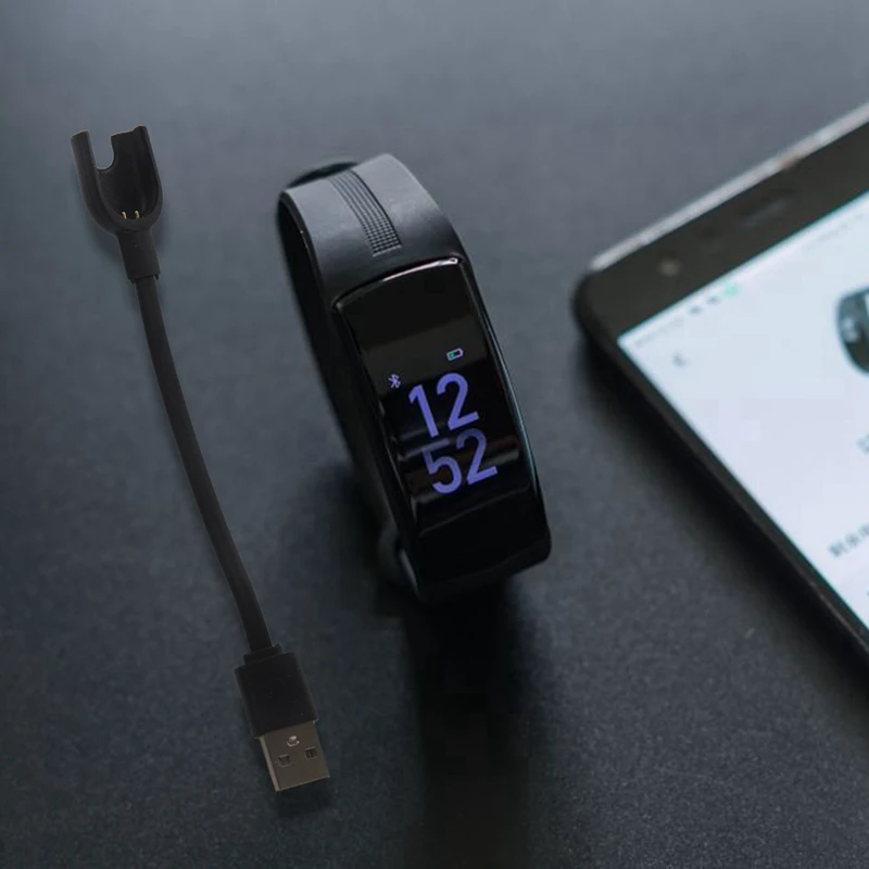 2X Нов резервен USB кабел за зареждане на зарядно устройство за Xiaomi Mi Band 3 Smart Watch