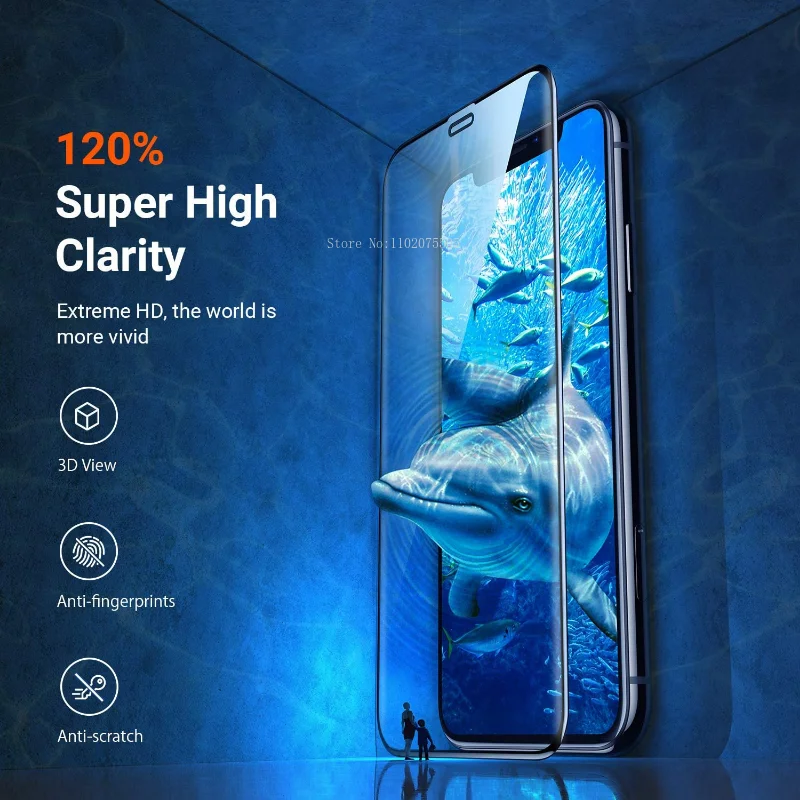 5Pcs 9H 9D протектор за екран от закалено стъкло за IPhone 14 Pro Max 15 Plus 13 12 Mini 11 Pro 7 8Plus XS MAX XR стъклен протектор
