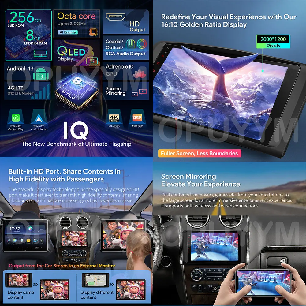 Android 13 Carplay Auto За MG ZS 2014 2015 2016 2017 2018 2019 2020 2021 2022 Автомобилен радио мултимедиен плейър Видео WIFI стерео DSP