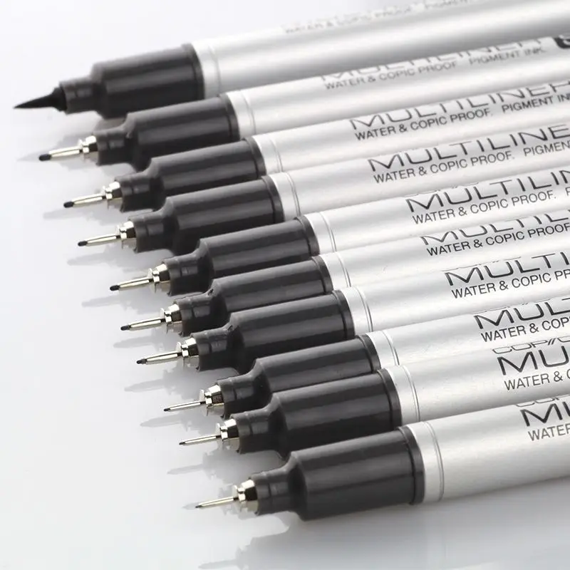 COPIC Multiliner SP Fine Line Pen Водоустойчива писалка с фина линия, водоустойчива писалка за игла / алуминиева тръба / маркер за линия