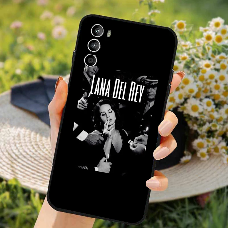 Lana Del Rey Калъф за телефон за Motorola G72 G13 G32 G53 G51 G71 G31 G41 G22 G60 G52 G200 GStylus G30 G10 G20 G50 G Pure
