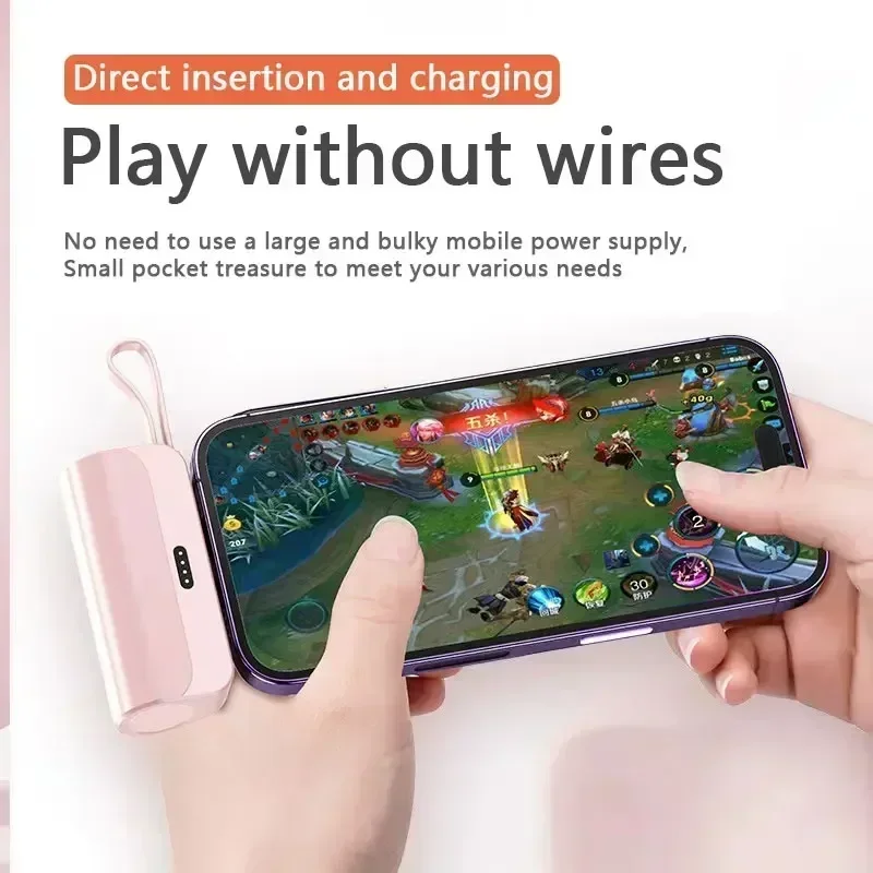 Power Bank 30000mAh вграден кабел Mini PowerBank външна батерия преносимо зарядно устройство за iPhone Samsung Xiaomi резервни банки за захранване