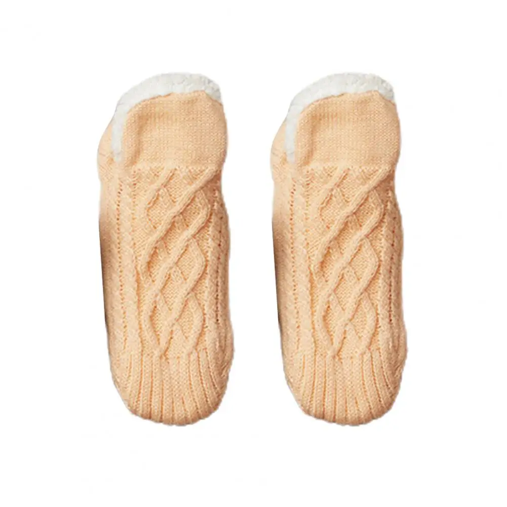 Thermal Mens Slipper Socks Winter Warm Short Cotton Thickened Home Sleeping Soft Non Slip Grip Fuzzy Floor Sock Fluffy Male