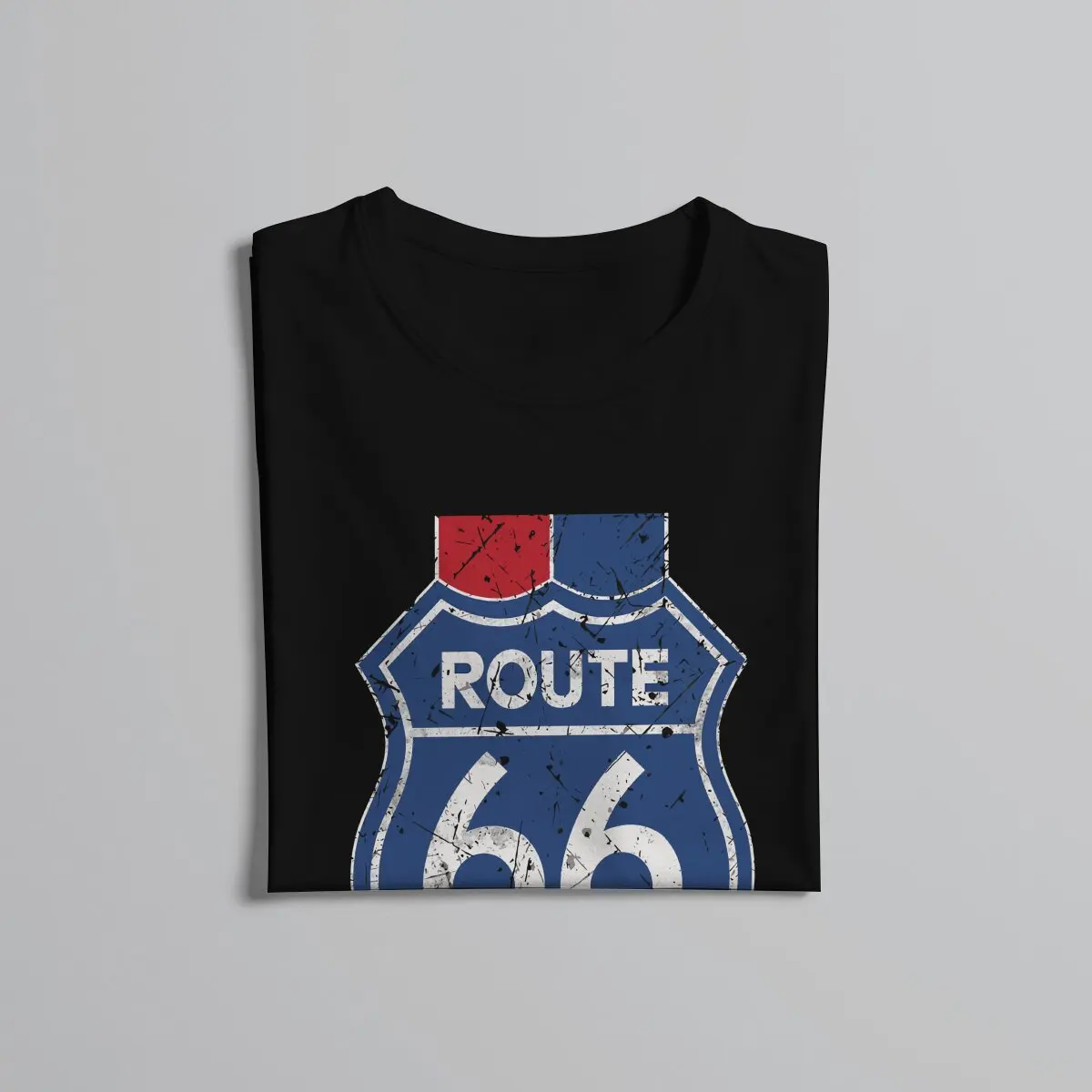 U S Route 66 Пътен знак T Shirt Graphic Men Tees Summer Clothing Polyester O-Neck TShirt