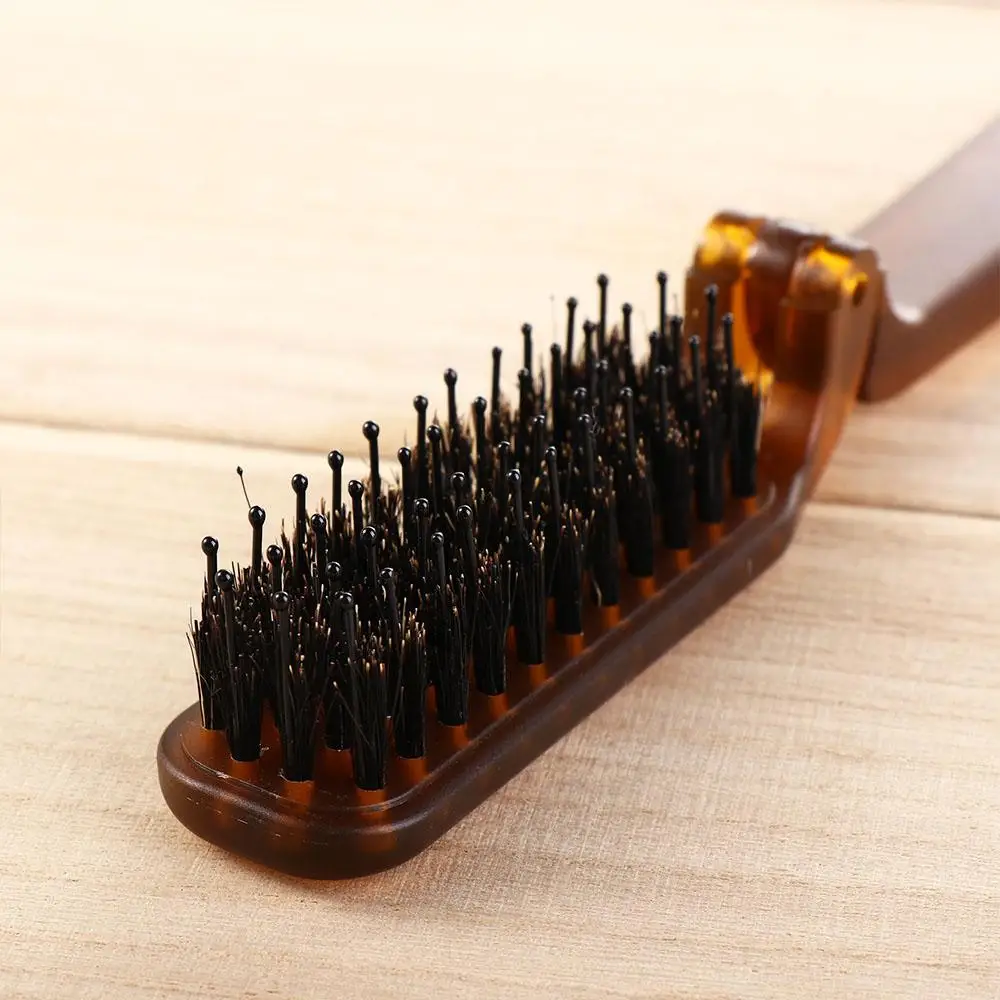 Бръснар масаж гребен аксесоари за коса фризьорски компактен сгъваем гребен четина четка за коса четина гребен коса стайлинг инструмент