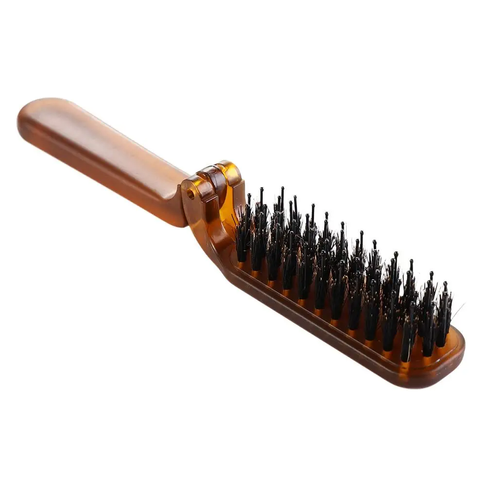 Бръснар масаж гребен аксесоари за коса фризьорски компактен сгъваем гребен четина четка за коса четина гребен коса стайлинг инструмент