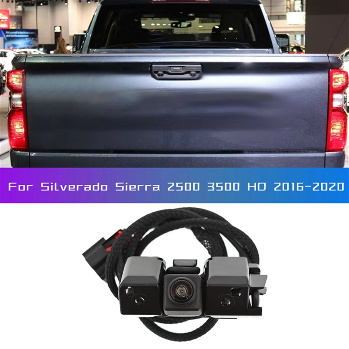 Камера за задно виждане Камера за обратно архивиране Park Assist за GMC Chevrolet Silverado 23244435 84079952