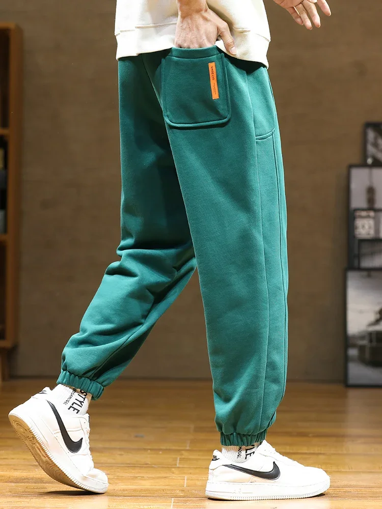 Нови мъжки панталони Baggy Joggers Fashion Letter Hip Hop Streetwear Harem Pant Men Casual Cotton Loose Trousers tall joggers