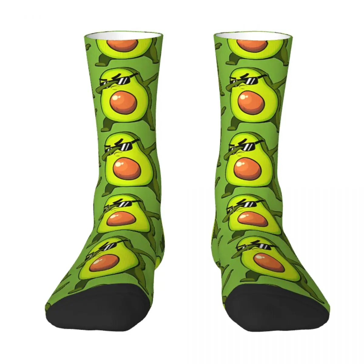 Плодове авокадо смешно мъже жени чорапи ветроупорен новост пролет лято есен зима чорапи подарък