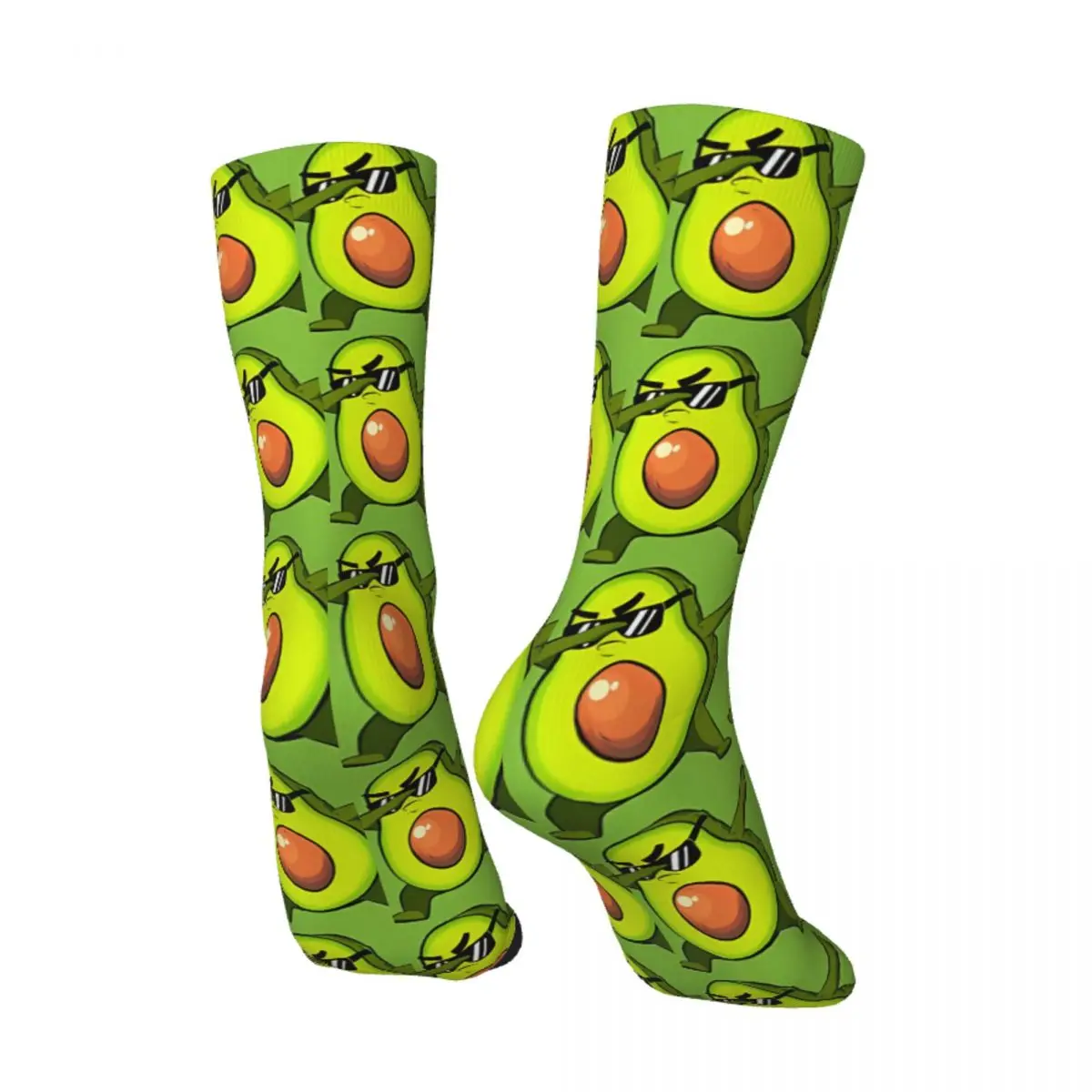 Плодове авокадо смешно мъже жени чорапи ветроупорен новост пролет лято есен зима чорапи подарък