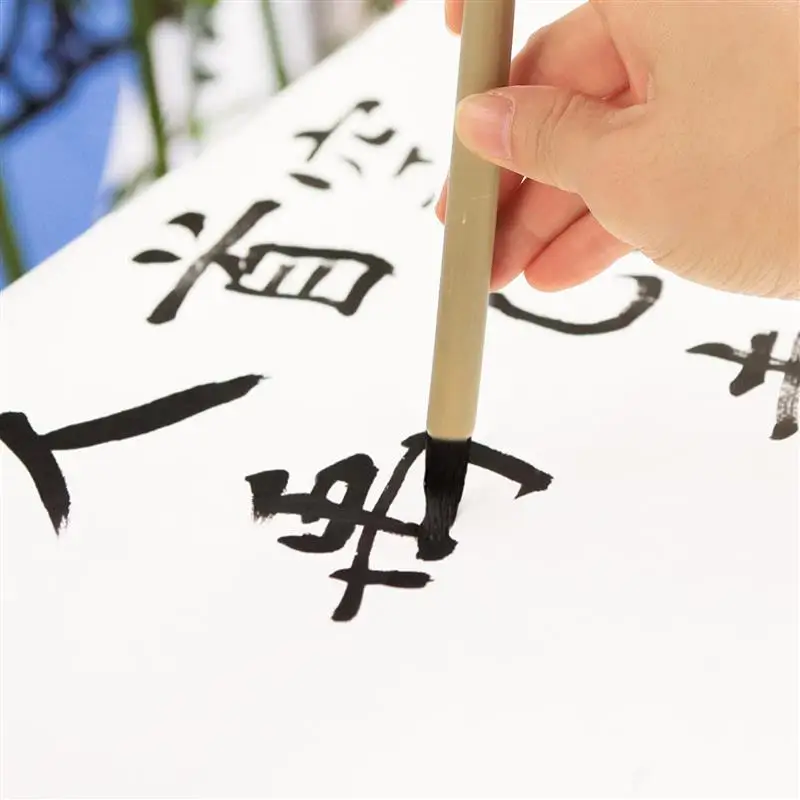 Рисуване Китайски четки Калиграфия Рисуване Акварел Комплект за писане на писалка Мастило Суми Рисуване Училищни пособия Практикуване на бамбук