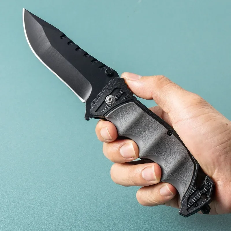  Сгъваемо поле с висока твърдост Многофункционален инструмент за оцеляване при самозащита Преносим барбекю къмпинг нож